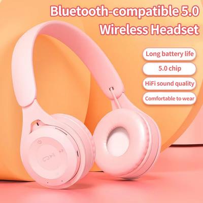 Drahtlose Kopfhörer High Fidelity Intelligente Lärm Reduktion Leichte Bluetooth-kompatibel 5,0 Nette Stereo Gaming Sport Headset für Computer