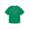 MLB New York Yankees Letter Logo Embroidered Print Single-Breasted Short Sleeve Baseball Jersey Unisex jersey Green 3ABSR0124-50GNS