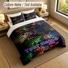 Set Biancheria da Letto 3 Pezzi con Nome Personalizzato, Copripiumino 1 Pezzo e 2 Federe Five Nights at Freddy’s 1, Biancheria da Letto Morbida per Regalo