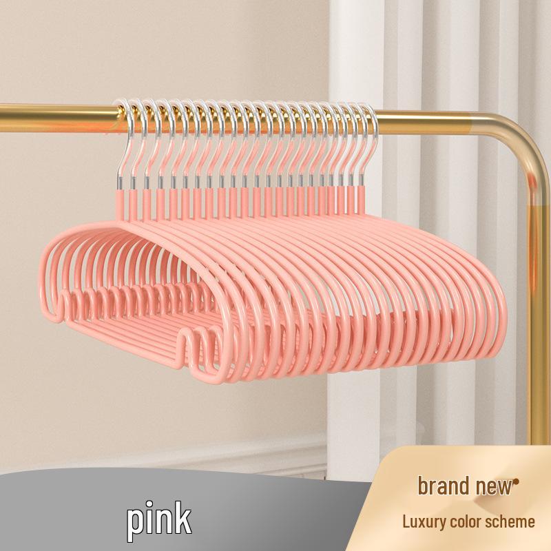Dip-Coated Non-Slip Clothes Hanger - Traceless, Thickened Version for Dormitory & Household Use