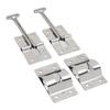 2PCS RV Door Latch 304 Stainless Steel Multifunctional T Style Entry Door Catch Holder for Cargo Trailer Camper Truck 4