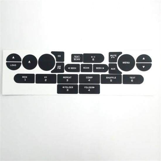 Car Replacement Radio Button Stickers For FORD MUSTANG 2005 2006 2007 2008 2009