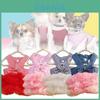 Adorable Striped Princess Pet Dress For Small To Medium Dogs And Cats Polyester