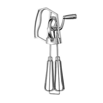 Manual Mixer Whisk Egg Beater Stainless Steel Manual Hand Mixer Self-Turning Cream Utensils Kitchen Mixer Egg Tools
