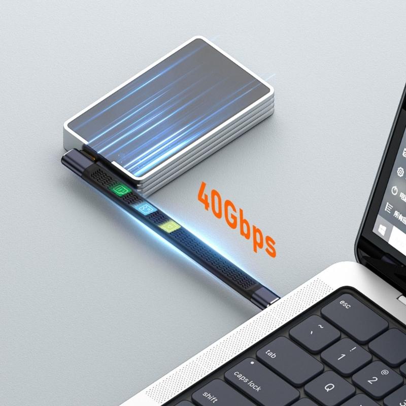 40Gbps PD3.1 USB C Data Cable 240W Type C Cable 8K60hz Video Output Fast Charging and Data Transfer