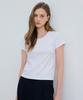 MIND BRIDGE WOMEN [W] U-Neck Basic Slim Fit Short Sleeve T-Shirt - 3 Colors