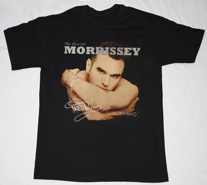 The Best Of Album Morrissey Smiths Suedehead Black Shirt Unisex PP2839 S