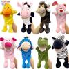 Pigs Cows Ducks Frogs Mouth Opening Ventriloquis Puppet Toys Hand Plush Kid Gift