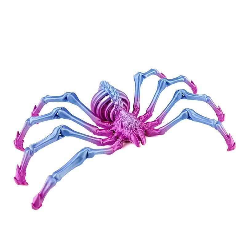 3D Printed Spider Simulation Toy Movable Joints Creative Model Desktop Decoration Collection Ornaments Gift