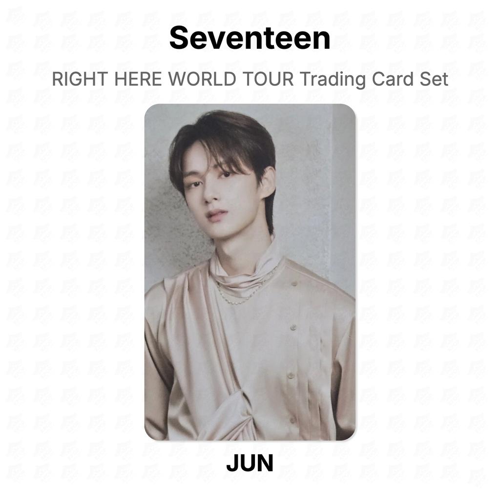 Seventeen RIGHT HERE WORLD TOUR Trading Card Set Official Photocard