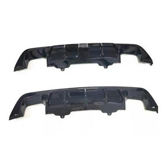 BMW 5 Series E60 Rear Diffuser with MP Style Lights & Carbon Fiber Pattern Spoiler (2005-2009)