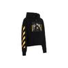 Off-White Caravaggio Print Hoodie Black/Yellow Men Tops OMBB037C99FLE0111018