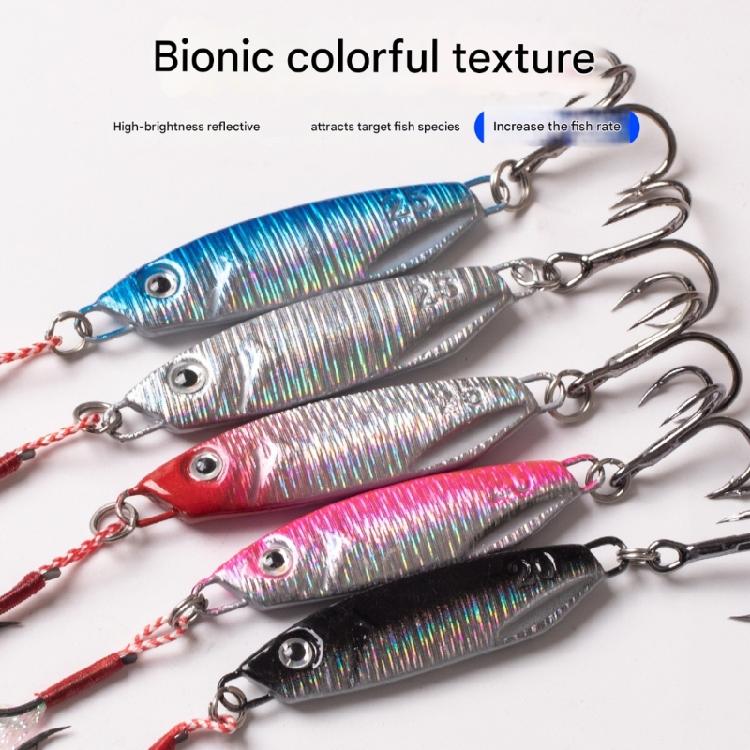 5Pcs Sinking Fishing Baits Cast Jigging Spoon Lures High Reflective Baits Casting Jigs Saltwater Fishing Accessories