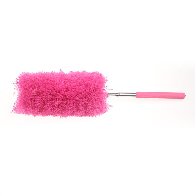 Compact Retractable Feather Duster for Household Cleaning