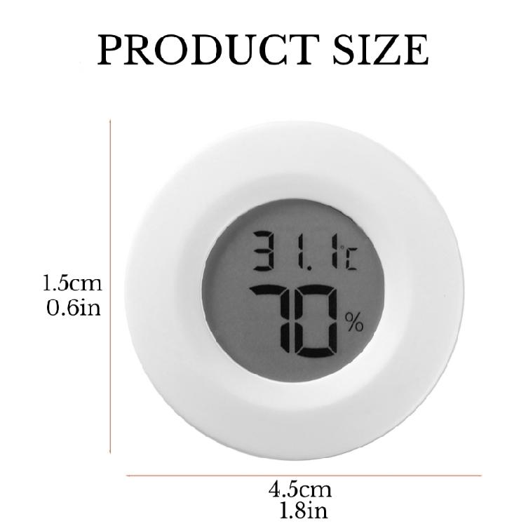 3Pack Sensitivity Mini Digital Temperature and Humidity Meter,Humidity Measurement Stable and Accurate Hygrometer