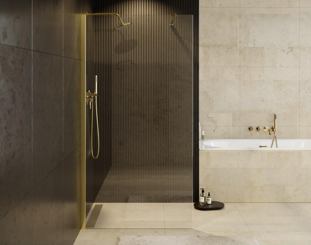 VEO graphite bathtub faucet, wall-mounted, Besco