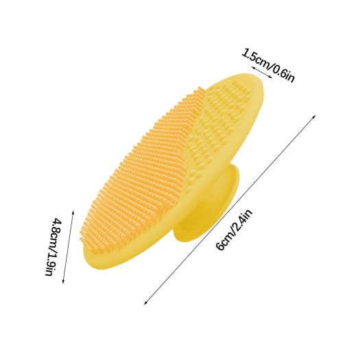 Baby Bath Brush - Silicone Baby Hair Scrubber, Baby Scalp Massager, Baby Bath Brush for Newborns, Brush Comb, Baby Cradle Cap Brush, Bath Scrubber for