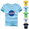 Klassisches Nasa Weltraum Astronaut T-Shirt für Kinder mit stilvollem O-Ausschnitt