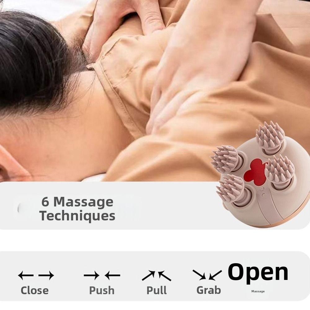4 Massage Claws Scalp Massager Rechargeable Hair Scalp Massager Electric Head Massager Gift