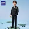 Romon Jungen Neues Chinesisches Stil Bambus Formelles Anzugset