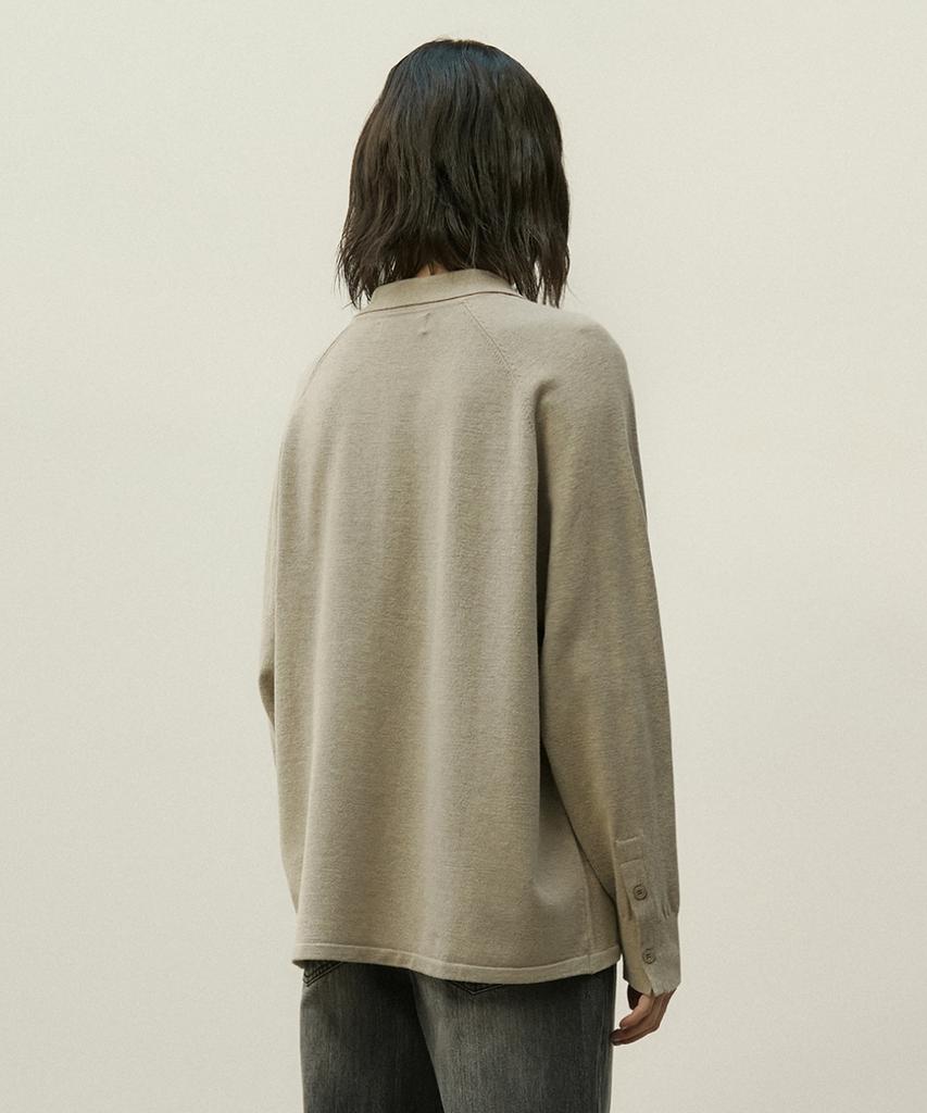 Minav Raffine Soft Shirt Knit [Mocha]