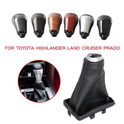 Automático Para Toyota Highlander 2015- 2019 Land Cruiser Prado Manopla de Câmbio Alavanca de Câmbio Capa de Bota Acessórios para Carros