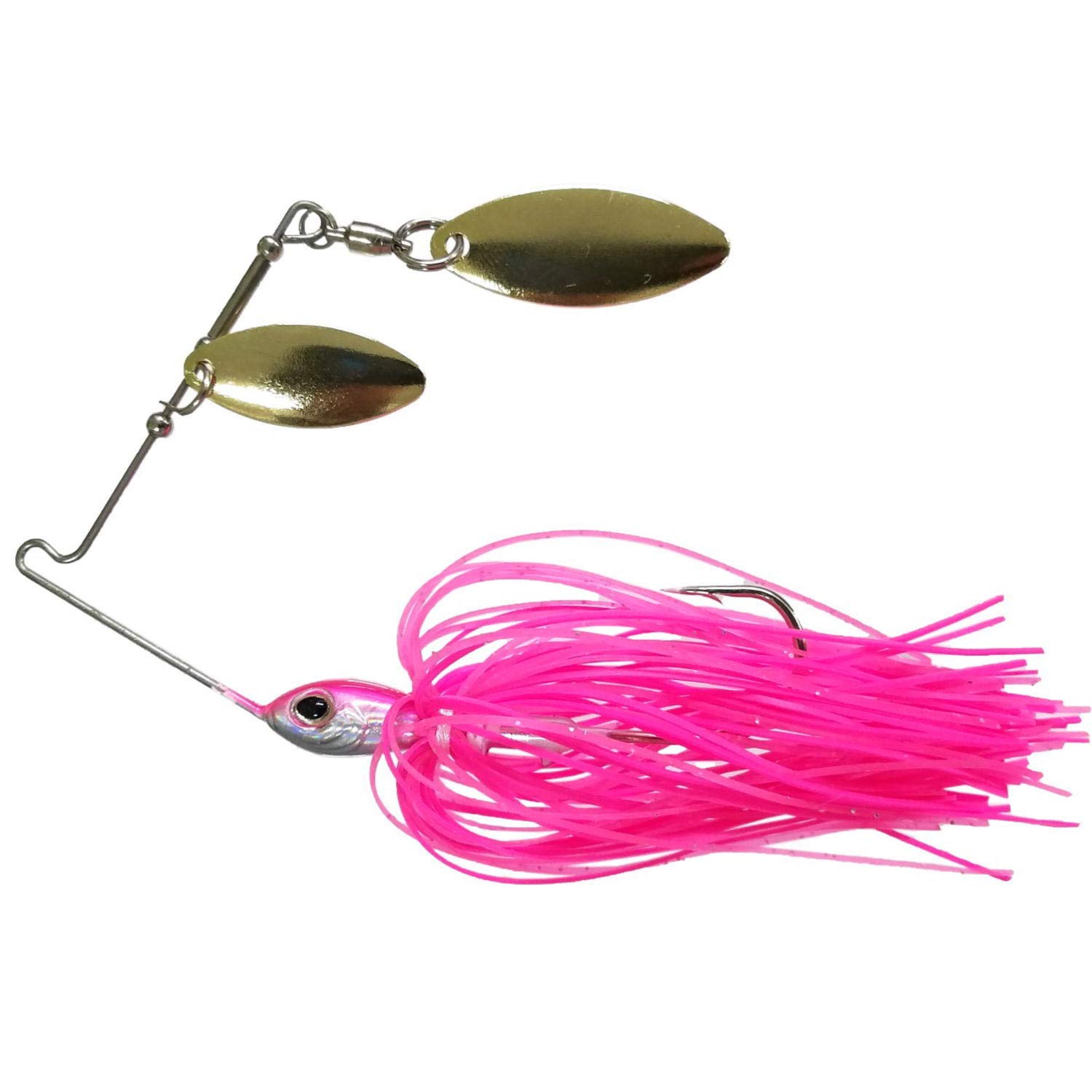Glory Fish Приманка для окуня B/Спиннербейт 3/8 унции (10.5g) Розовый Шэд LU-008 3/8oz(10.5g) розовый