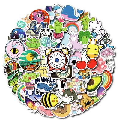 50 New High-value Creative Graffiti Easy To Tear Small Ear Stickers Decoration