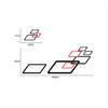 Car Body Side Door Racing Sports Stickers Geometric Graphics Vinyl Decals Decor