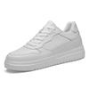 887 Thick-Soled Men'S And Women'S Shoes Inner Height-Increasing Board Shoes, Small White Shoes, Muffin Shoes, Spring Low-Top Cowhide Surface Sports