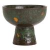 Old Rock Clay Goblet Silver Gilded High Foot Master Cup Bronze Glaze Ceramic Teacup Chinese Kungfu Teaware Tea Bowl Drinkware