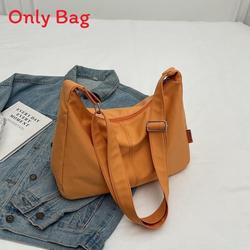 Oxford Cloth Saddle Bag For Women With Zipper Closure For Daily Use