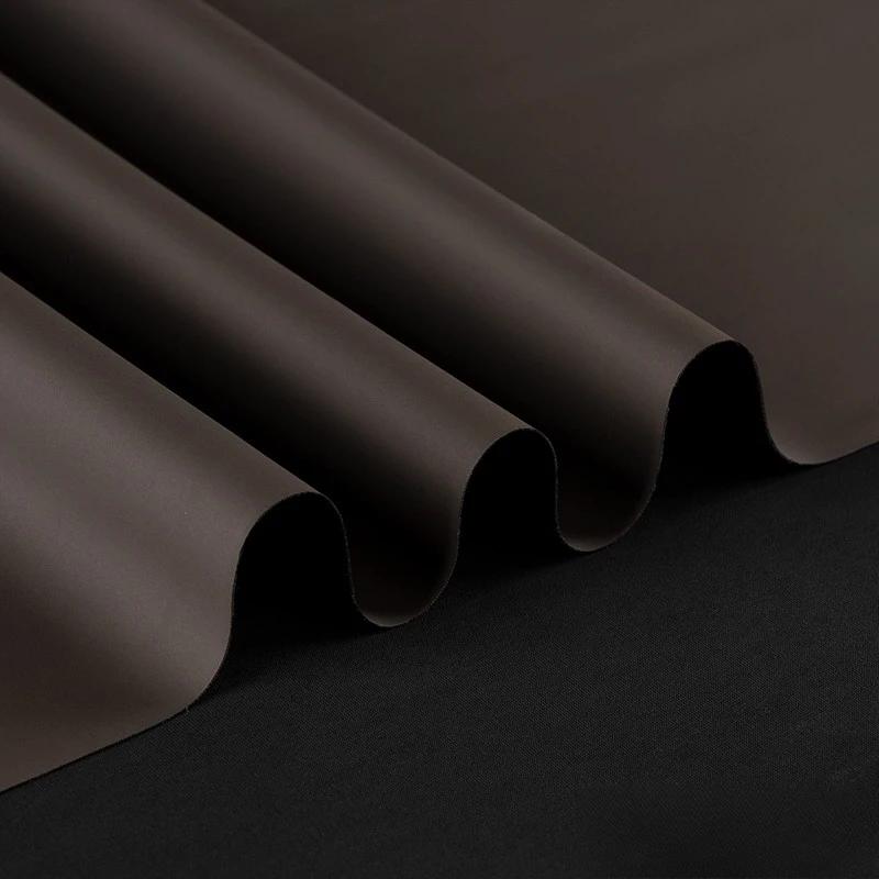 50x145cm Matte Leather Fabric Four Sided Elastic Lambskin Tight Fitting Leather Pants Baby Clothes Clothing Design Fabric