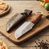 Utility Knife Slicing Meat Fruit Boning Butcher Knife Chef Cooking Cleaver Handmade Wood Handle