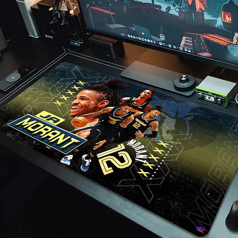 Ja Morant Poster Color Mouse Pad Large Gaming Table Cushion Non-slip Laptop Tablet Big Mousepad XXL Mat Mini PC Playmat With Lock edge