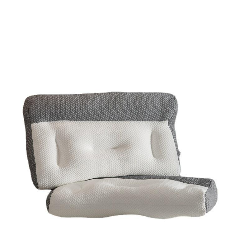 

Зонированная антирастягивающая подушка для шеи из сои с высоким сердечником для головы, эластичная подушка для массажа плеч 48*74cm