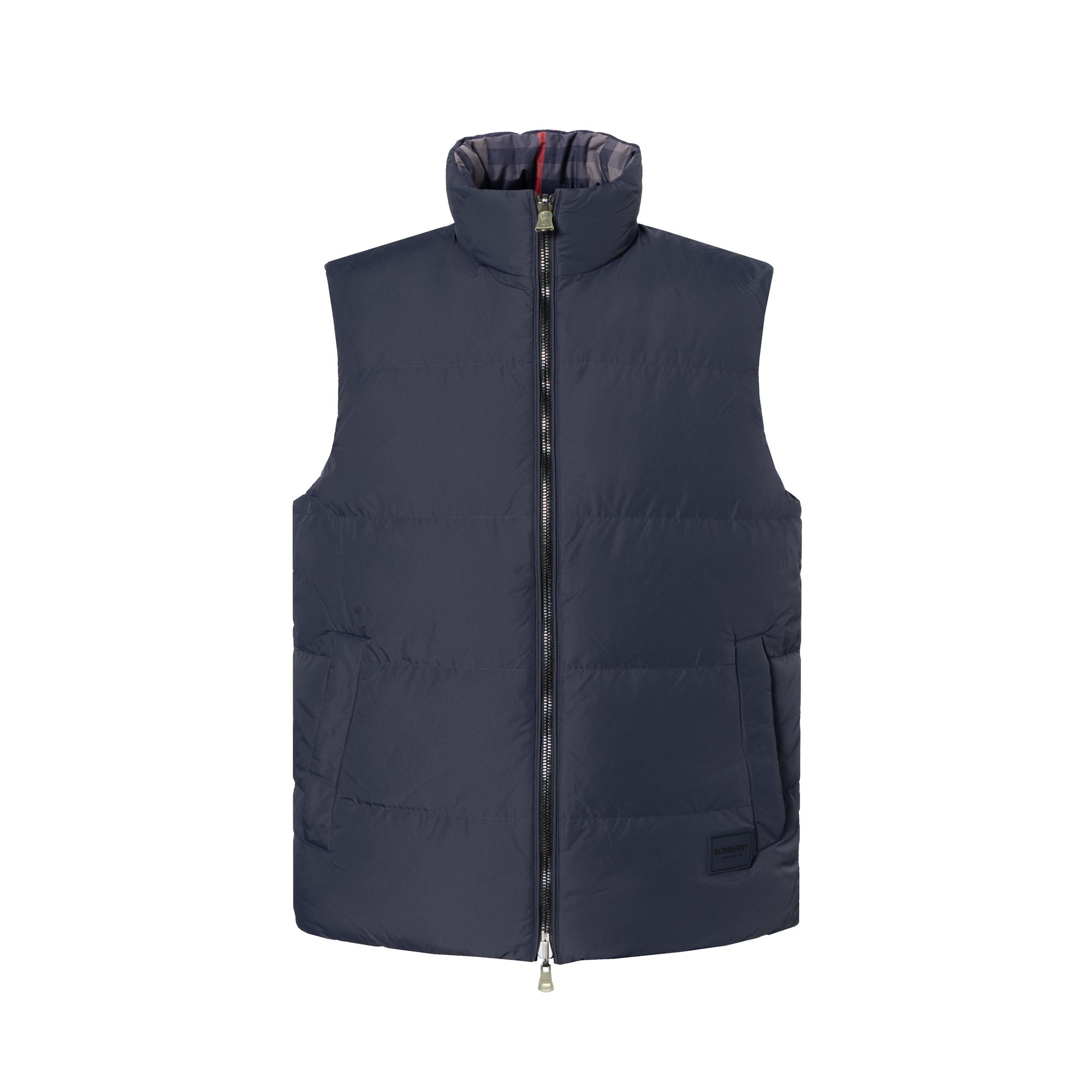 Burberry Down Vest Men`s Dark Blue
