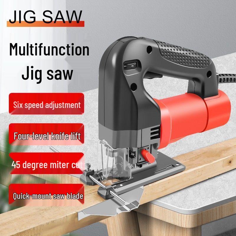 Multi-Functional Electric Jigsaw & Scroll Saw: Versatile Handheld Woodworking Tool