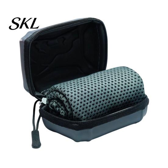 Fitness Cooling Cloth 1/5Pcs Towel with Carrying Case, Quick Dry Absorbent Ice for Quick-dry Workout Neck & Face, Breathable Chilly Sports, Gym, Yoga,