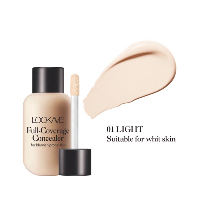 

LOOKAVE Little Milk Bottle Long-Lasting Liquid Concealer and Natural Foundation Primer