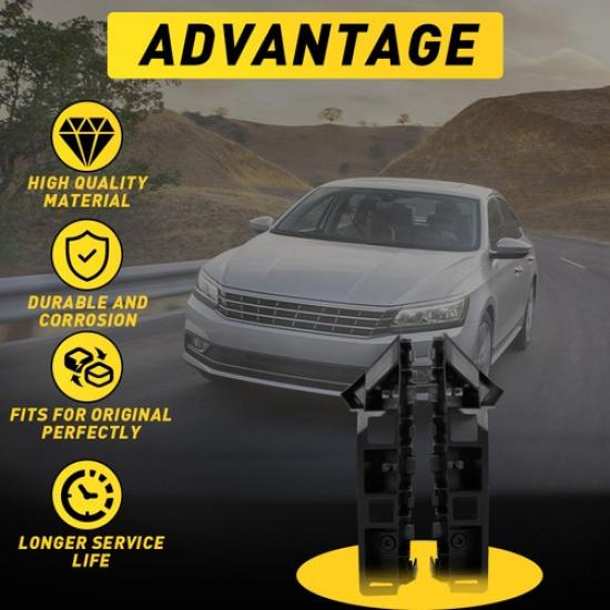 New Front Right+Left Side Bumper Fits Bracket 2012-2015 For VW Volkswagen Passat