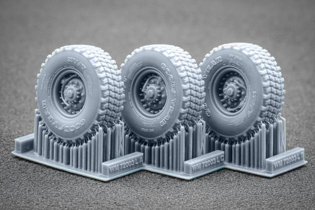 M142 Hymars CTIS Sada kol pro Monmodel Foreart Plastikové Modelářské Sady SCXWM72003 Scale-X 1/72 (6 kol) (Vojenské vozidlo)