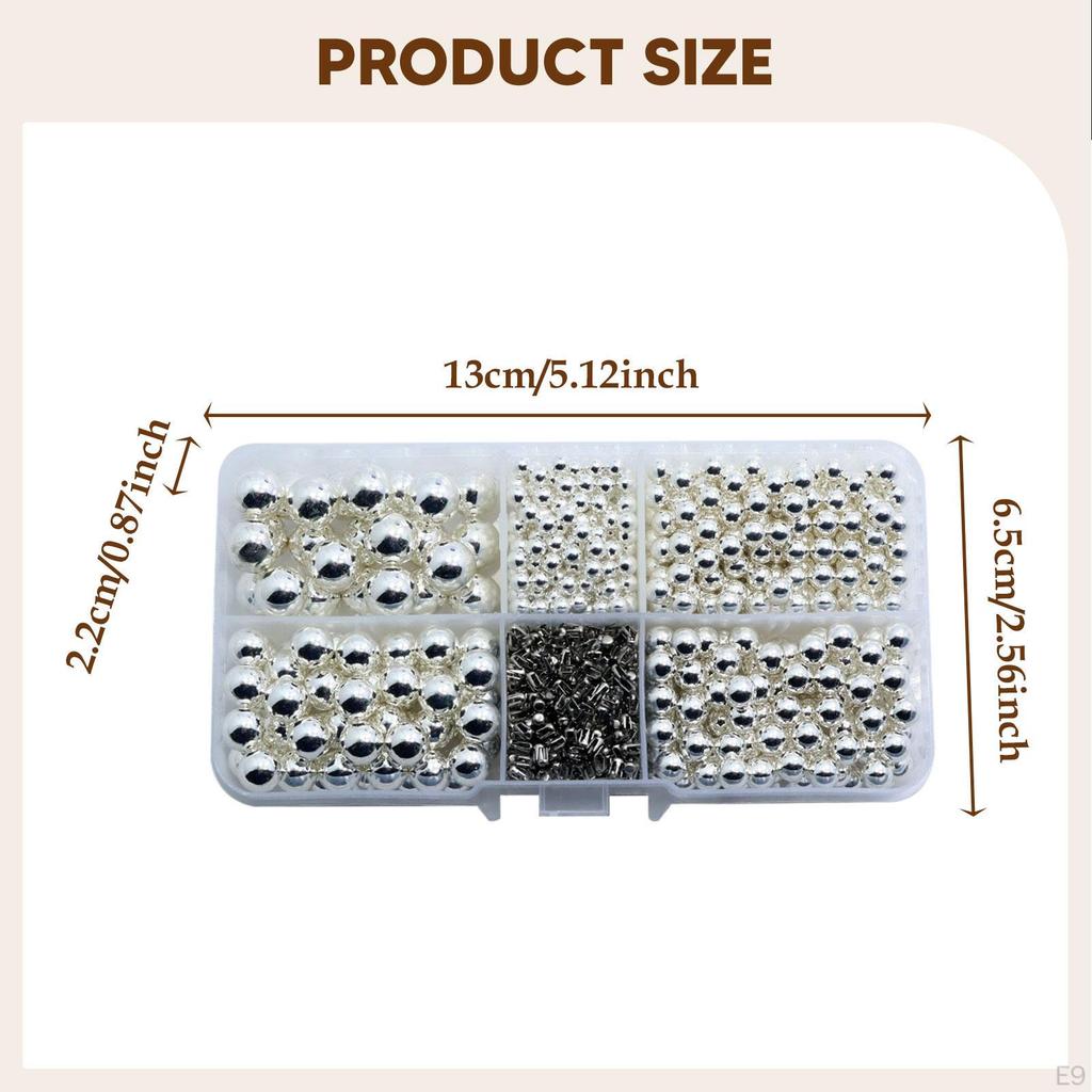 600 Pieces Crafting Beads Beading Supplies Imitation Multifunctional Loose for Vase Filler