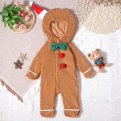 Mono de Manga Larga de Color Sólido para Niños, Estilo Europeo-Americano, Primavera/Otoño, Navidad