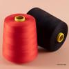 Large Spool Sewing Machine Thread - 8000 Yards, White & Black, 402 Pagoda, Fine for Clothes & Overlock Sewing