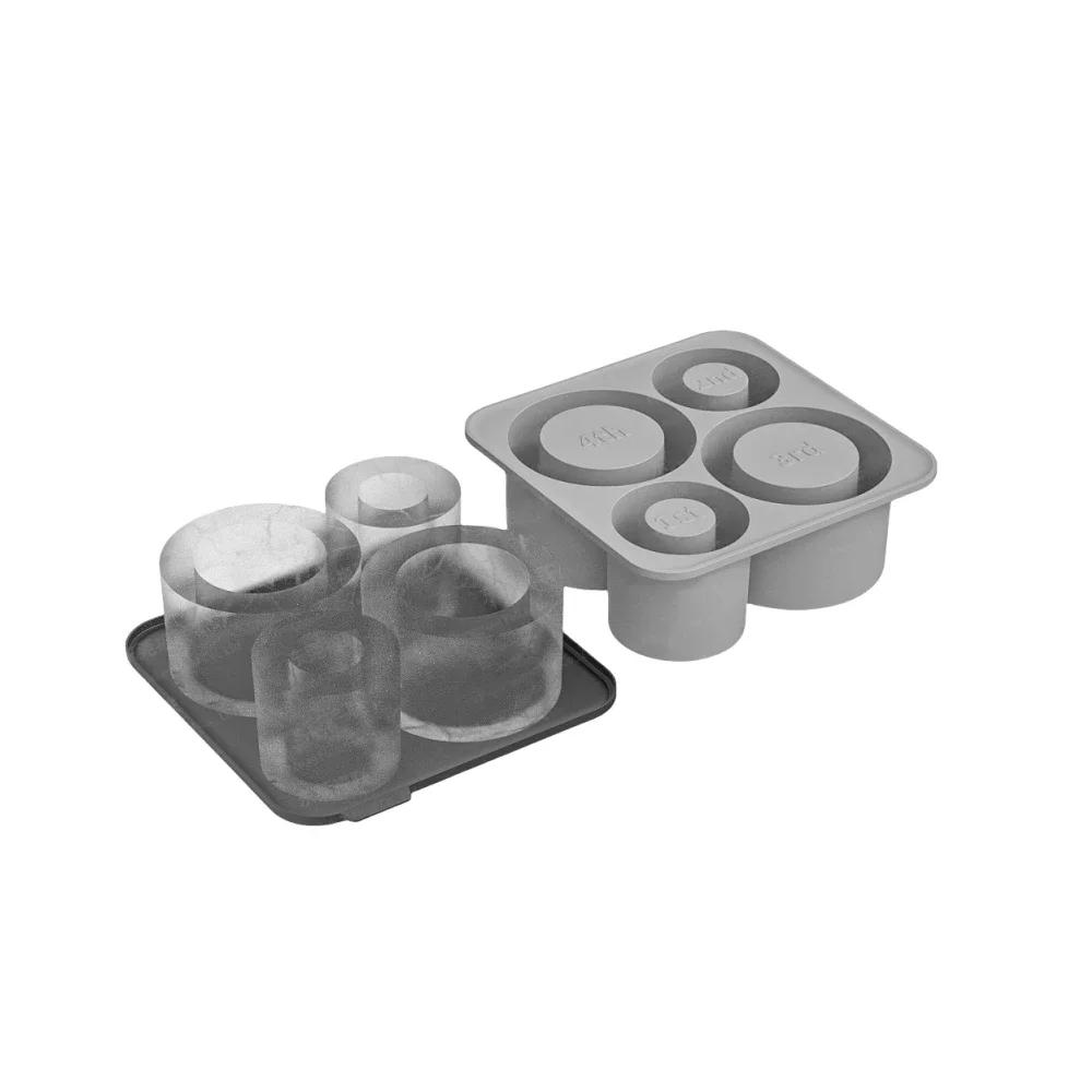 Stampo Ghiaccio Estivo Vaschette Cubetti Fabbricazione Ghiaccio Tazza Bevande Maker Forma Ghiaccio Circolare Stampini in Silicone Per Portabicchieri Auto 20/30/40OZ