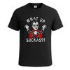 Was geht ihr Luschen Mann Grafik-Neuheit Lustiges Herren-T-Shirt Party-Geschenk T-Shirt Top