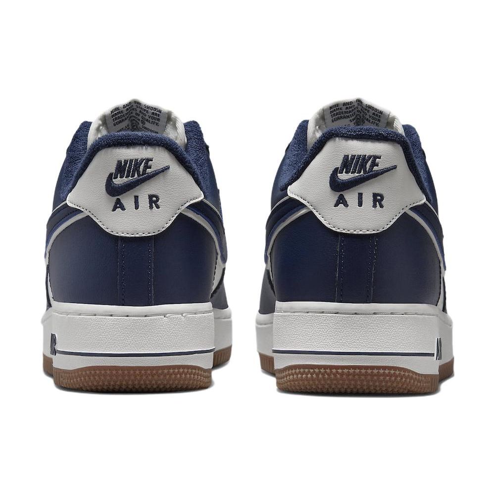Nike Pánske tenisky Air Force 1 '07 LV8 College Pack - Midnight Navy - modrá, stredne modrá, gumová, hnedá DQ7659-101