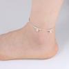 New Fashion Jewelry Bells Bead Foot Anklet Silver Plated Chain Ankle Bracelet