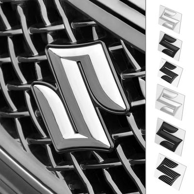Car Logo Rear Trunk Badge Front Grill Emblem Stickers For Suzuki Grand Vitara IGNIS ALTO Baleno Swift Jimny Antelope Accessories